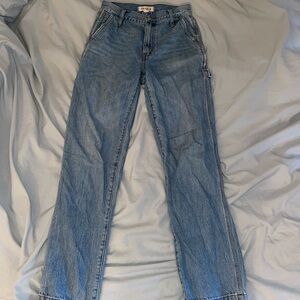 Madewell utility straight leg jeans